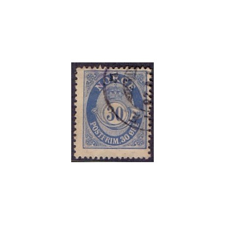 Norge. 1927. Suppleringsværdi 30 øre. AFA nr. 126 ** st. stemplet postfrisk