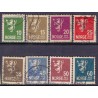 Norge. 1926. Løvetype. 10-60 Øre. AFA nr. 118-25 st. **                      st. stemplet postfrisk