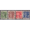 Norge. 1929. N.H. Abels død 10-30 øre. AFA nr. 148-51 st. (4)