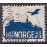 Norge. 1937. Luftpost. 45 Øre. AFA nr. 176 ** st. stemplet postfrisk