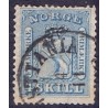 Norge 1863-66 4 sk. Blå AFA nr. 8 ** Postfrisk ubrugt stemplet