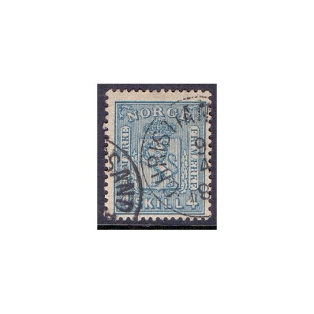 Norge 1867-68. 4 sk.. AFA nr. 14 ** Postfrisk ubrugt stemplet