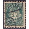 Norge. 1894-98. 35Øre, tk. 13½x12½, AFA nr. 59A ** Postfrisk ubrugt stemplet st.