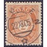 Norge. 1893-98. 2 Øre, tk. 14½x13½, AFA nr. 53B ** Postfrisk ubrugt stemplet st.