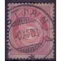 Norge. 1893-98. 50 Øre, tk. 14½x13½, AFA nr. 60B ** Postfrisk ubrugt stemplet st.