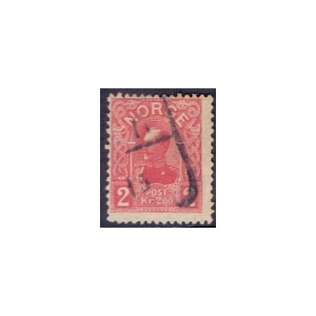 Norge. 1909. Haakon VII, 2,00 kr. AFA nr. 74 st.