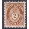 Norge. 1910. Ny gravering. 2 Øre. AFA nr. 76 **