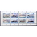 Island. 1995. Postskibe i hæfteblok. AFA nr. 813-16 **   postfrisk st. stemplet FDC