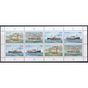 Island. 1991. Skibe i sammentryk fra hæfter. AFA nr. 746-49 ** postfrisk st. stemplet FDC
