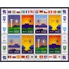 Island. 1995. Verdensmesterskaberne i håndbold, i hæfteblok. AFA nr. 805-08 **   postfrisk st. stemplet FDC