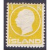 Island. 1912. Frederik VIII, 1 kr. AFA nr. 73 **  postfrisk st. stemplet FDC