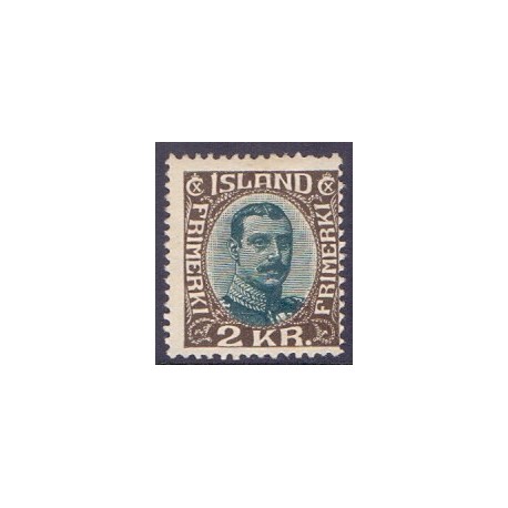 Island. 1920. Chr. X. AFA nr. 97 **  postfrisk st. stemplet FDC