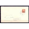 1959. Kong Frederik, Grønlandshjælpen AFA nr. 373 på  FDC med enkeltmærke  , 4-blok