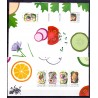 2012. Smørrebrød. AFA nr. 1701a-03a, fra hæfter  postfrisk  Stemplet FDC