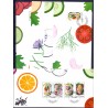 2012. Smørrebrød. AFA nr. 1701a-03a, fra hæfter  postfrisk  Stemplet FDC