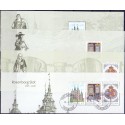 2006. Rosenborg Slot 400 år, AFA nr. 1463-65, postfrisk  miniark Stemplet FDC