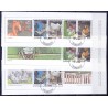 2009. Zoologisk Have, AFA nr. 1582-84,i postfrisk miniark   Stemplet FDC