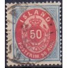 Island. 1892.  50 aur. VM II. AFA nr. 16A **   postfrisk st. stemplet FDC