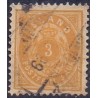 Island. 1882.  3 aur. AFA nr. 12 ** postfrisk st. stemplet FDC