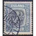 Island. 1915-18. Dobbelthoveder. AFA nr. 82 **  postfrisk st. stemplet FDC