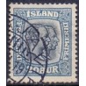 Island. 1915-18. Dobbelthoveder. AFA nr. 82 **  postfrisk st. stemplet FDC