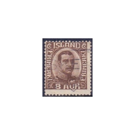 Island. 1920. Chr. X. AFA nr. 88 **  postfrisk st. stemplet FDC