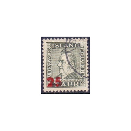 Island. 1941. jochumsson provisorium. AFA nr. 223 **  postfrisk st. stemplet FDC