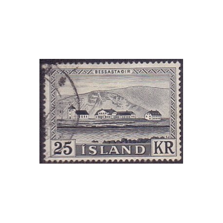 Island. 1957. Præsidentboligen Bessastadir.  AFA nr. 320  **  postfrisk st. stemplet FDC