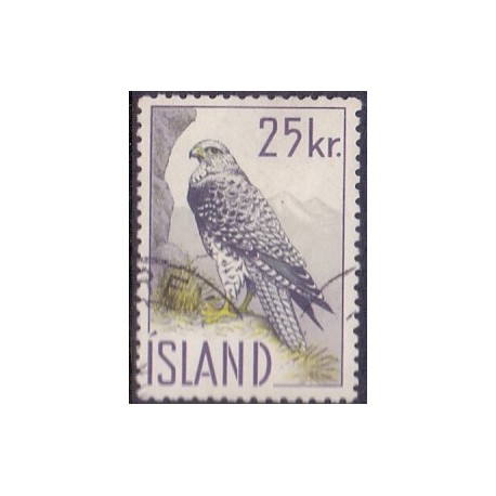 Island. 1960. Islandsk falk. AFA nr. 340 ** postfrisk st. stemplet FDC