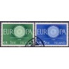 Island. 1960. Europamærker / CEPT. AFA nr. 344-45 ** postfrisk st. stemplet FDC