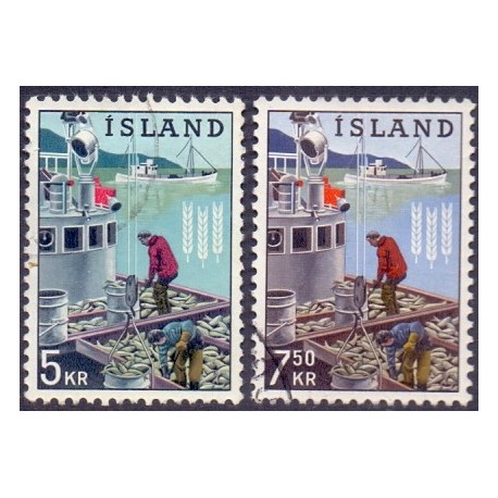 Island. 1963. FAO Frihed for sult. AFA nr. 371-72 ** postfrisk st. stemplet FDC