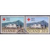 Island. 1963. Int. Røde Kors 100-års jubilæum. AFA nr. 376-77 ** postfrisk st. stemplet FDC