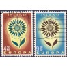 Island. 1964. Europamærker / CEPT. AFA nr. 386-87 ** postfrisk st. stemplet FDC