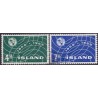 Island. 1965. UIT's Jubilæum. AFA nr. 391-92 ** postfrisk st. stemplet FDC