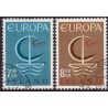 Island. 1966, Europamærker / CEPT. AFA nr. 405-06 ** postfrisk st. stemplet FDC