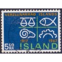 Island. 1967. Islands handelskammer 50 år. AFA nr. 413 ** postfrisk st. stemplet FDC