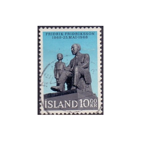 Island. 1968. Fridrik Fridriksson. AFA nr. 422 ** postfrisk st. stemplet FDC