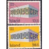 Island. 1969. Europamærker / CEPT. AFA nr. 429-30 ** postfrisk st. stemplet FDC