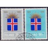 Island. 1969. Island 25-års jubilæum. AFA nr. 431-32 **postfrisk st. stemplet FDC