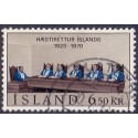Island. 1970. Højesteret. AFA nr. 439 **  postfrisk st. stemplet FDC