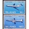 Island. 1969. Islands lufttransport. AFA nr. 433-34 **  postfrisk st. stemplet FDC
