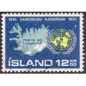 Island. 1970. FN 25-års jubilæum. AFA nr. 450 ** postfrisk st. stemplet FDC