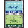 Island. 1971. Postgirotjeneste. AFA nr. 454-55 **   postfrisk st. stemplet FDC