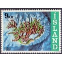 Island. 1972, Islands kontinentalsoklen. AFA nr. 469 **  postfrisk st. stemplet FDC