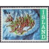 Island. 1972, Islands kontinentalsoklen. AFA nr. 469 **  postfrisk st. stemplet FDC