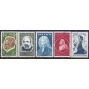 Island. 1975. Berømte islændinge. AFA nr. 505-09 ** postfrisk st. stemplet FDC