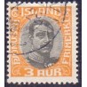 Island Tjenstemærker 3 Aur. Chr. X. AFA nr. 33 **   stemplet st.