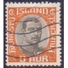 Island Tjenstemærker 5 Aur. Chr. X. AFA nr. 35 **   stemplet st.