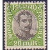 Island Tjenstemærker 20 Aur. Chr. X. AFA nr. 38 **   stemplet st.