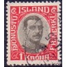 Island Tjenstemærker 1 kr. Chr. X. AFA nr. 40 **   stemplet st.